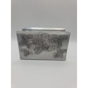 VTG Wendell August Forge Aluminum Strawberries Napkin Letter Holder